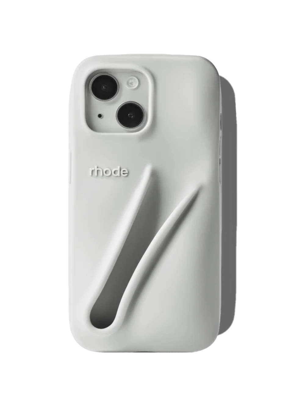 RHODE Grey Silicone Grip IPhone 14 Lip case